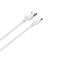 Kabel USB-A - micro-USB LDNIO 1m 21A bílý LS541M