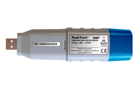 PeakTech 5187 USB Datalogger Temperature Meter