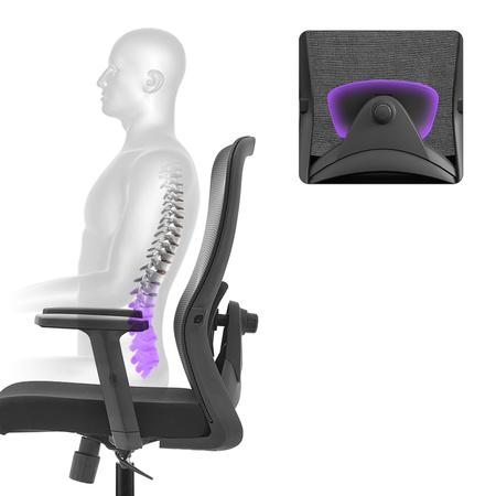 Otočné kancelárske kreslo ABEL 20 Black