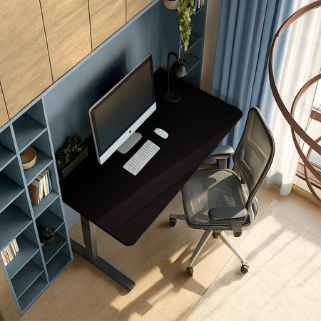 Blat MDF malowany proszkowo 140x70x2.5 Pure Black