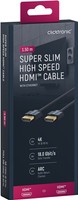 CLICKTRONIC Kabel HDMI 2.0 4K 60Hz Super Slim 1.5m