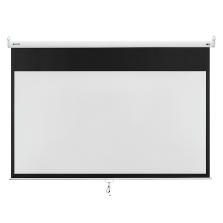Hand rolled projection screen 100" inches 16:9