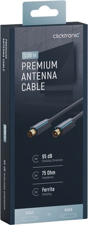 CLICKTRONIC TV připojení IEC anténní kabel 1m