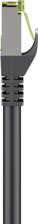 Kabel LAN Patchcord CAT 8.1 GHMT S/FTP czarny 3m