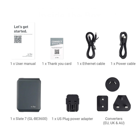 Router mini 2.5G Wi-Fi 7 VPN GL-iNet Slate 7