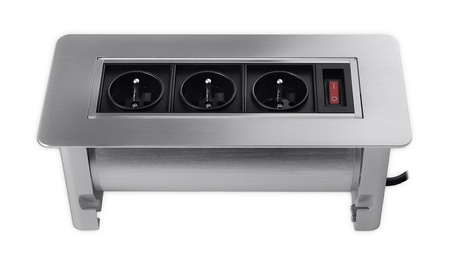 Spacetronik SPS-O33S countertop swivel socket