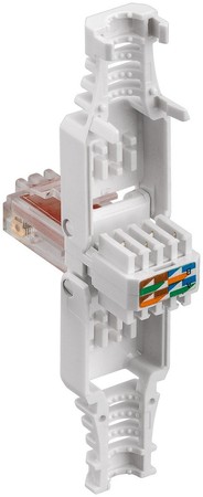 RJ45 8P8C CAT6 samosvorný síťový konektor Goobay