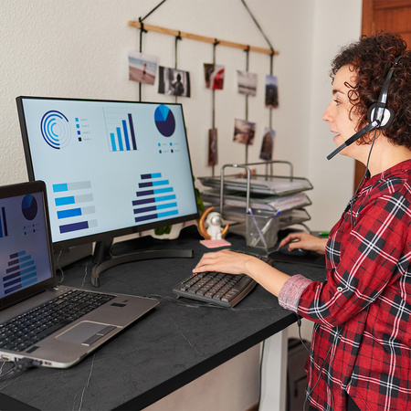 Universal desk top 138x65x12cm Grey Stone