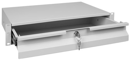 Szuflada do szaf Rack 19'' Spacetronik 2U Szara