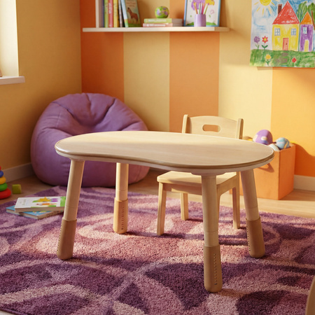 Zestaw mebli dziecięcych Spacetronik – stolik SPEX201 i sofa SPC-XD-24 waniliowy