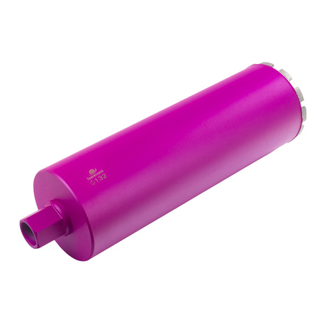 Diamond crown drill bit for concrete 132x450mm