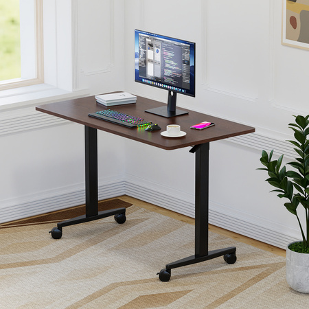 Mobile standing desk with wheels SPE101B