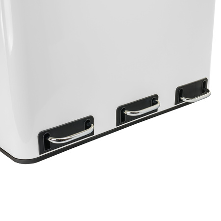 Funky Trash Can White Black Spacetronik Potrójny