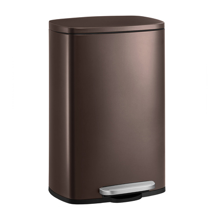 Funky Trash Can Brown Black Spacetronik Pojedynczy
