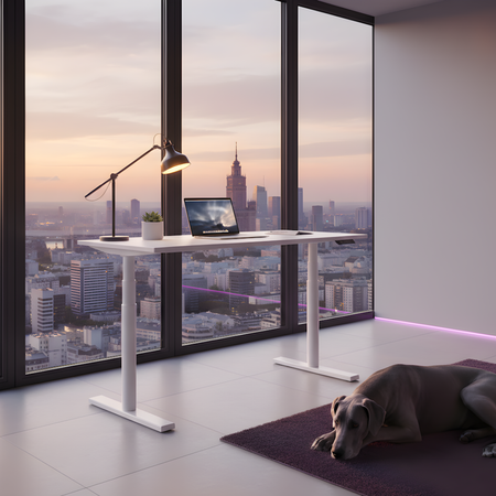 Spacetronik SPE-227W electric desk stand