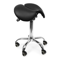 Ergonomic adjustable hocker SELLA black