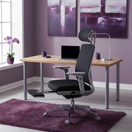 Spacetronik Albert Büro-Drehstuhl Schwarz