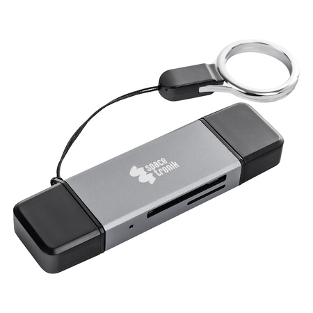 Spacetronik SPU-CR06 czytnik kart SD USB-A i USB-C