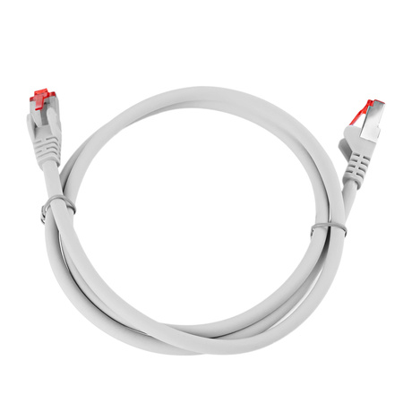 Kabel RJ45 CAT 6 S/FTP AWG27 LSZH bílý 2m