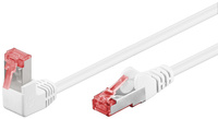 Patchcord CAT 6 S/FTP 1x90 BÍLÁ 025m