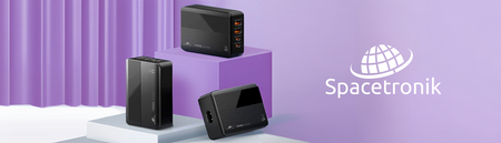 GaN 65W PD QC3.0 4-Port Ladegerät Anzeige