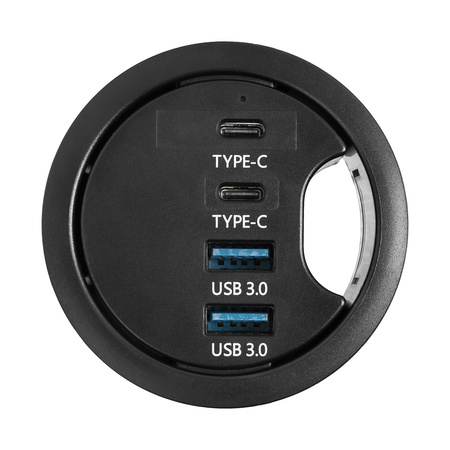Hub do biurka 2x USB 3.0 + 2x USB-C