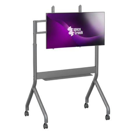 Mobilny Stojak TV SPET05G z Elektryczną Regulacją dla Ekranów 55–90 cali