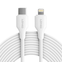 Kabel USB-C - Lightning LDNIO 2m 30W bílý LC122I