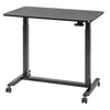 Buddy 04 adjustable table on wheels black