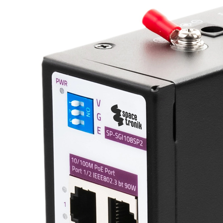 SWITCH 8portový SP-SGI108SP2 Industrial PoE SFP