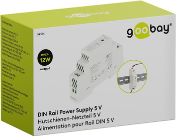 Goobay DIN-Schienen-Netzteil 5V 24A 12W IP20