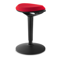 Zippy active ergonomic hocker (black and red)