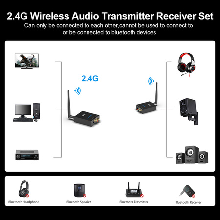 Drahtloser Audio Extender RT5066 24GHz 100m