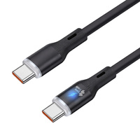 Kabel LED silikonowy USB-C do USB-C 0.5m