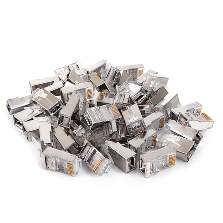 Priechodný konektor RJ45 cat6 FTP PT-RJ456FT-11 100ks