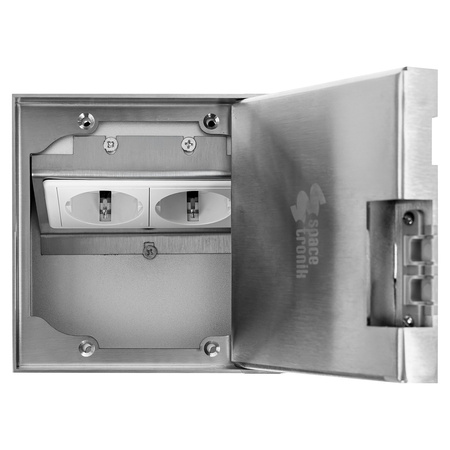 Gniazdo podłogowe puszka Spacetronik SPS-W22S_S2