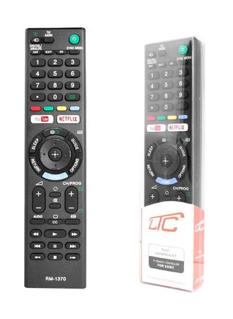 Diaľkové ovládanie pre SONY LCD/LED TV RM-L1370 3D NETFLIX