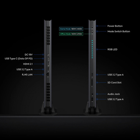 Minisforum AtomMan G7 Intel i7 14650HX RTX4070 0+0
