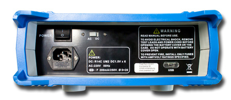 True RMS USB-Tischmultimeter PeakTech 4090 Aku