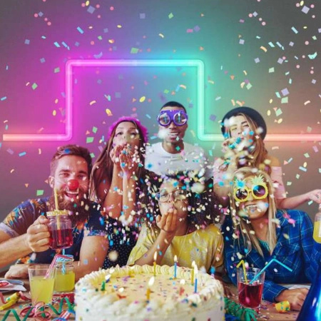 LED RGB WIFI Tuya 6x 40cm modular wall lamp