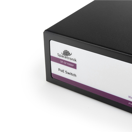 SWITCH 10-portowy 100Mbps POE 120W SP-SF1010P