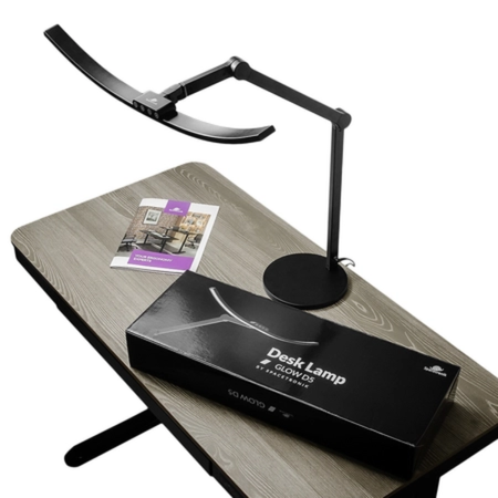 Spacetronik Moris SPE-O121 120x60 electric desk, Black frame, Light wood top