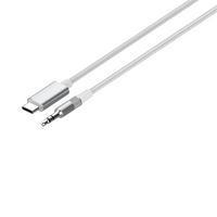 DAC adapter cable from USB-C to Jack 3.5mm 1m white