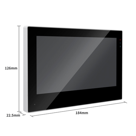 Monitor wideodomofon WiFi Tuya czarny SPD-MT703B