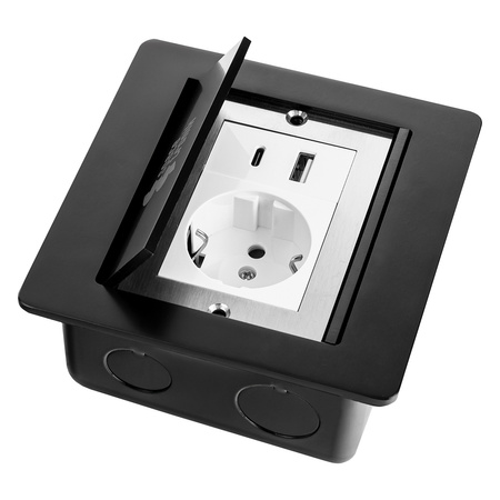 Gniazdo podłogowe otwierane Spacetronik W13B_V1