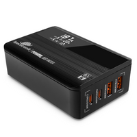 GaN 65W PD QC3.0 4-Port Ladegerät Anzeige