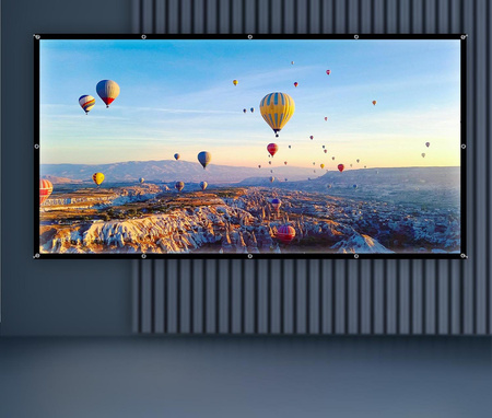 Przenośny ekran projekcyjny zewnętrzn 120'' 16:9