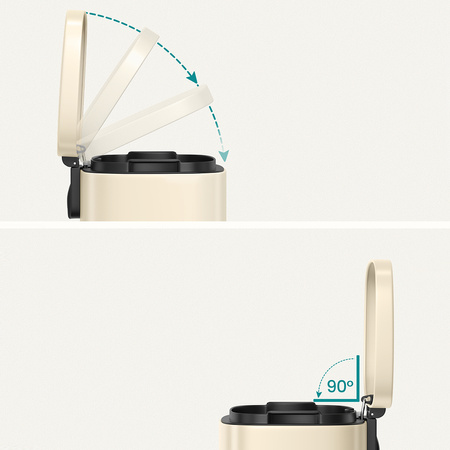 Funky Trash Can Gold Black Spacetronik Pojedynczy