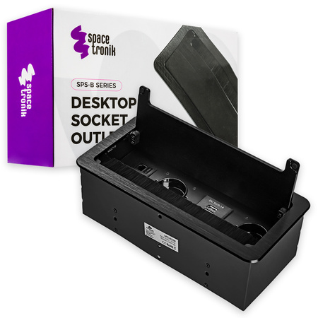 Spacetronik SPS-B26B V2 Arbeitsplattensteckdose Öffnung