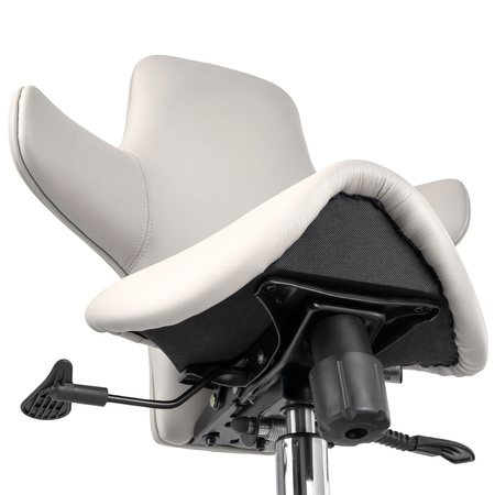 Ergonomiczny hoker regulowany SELLA 4 biały